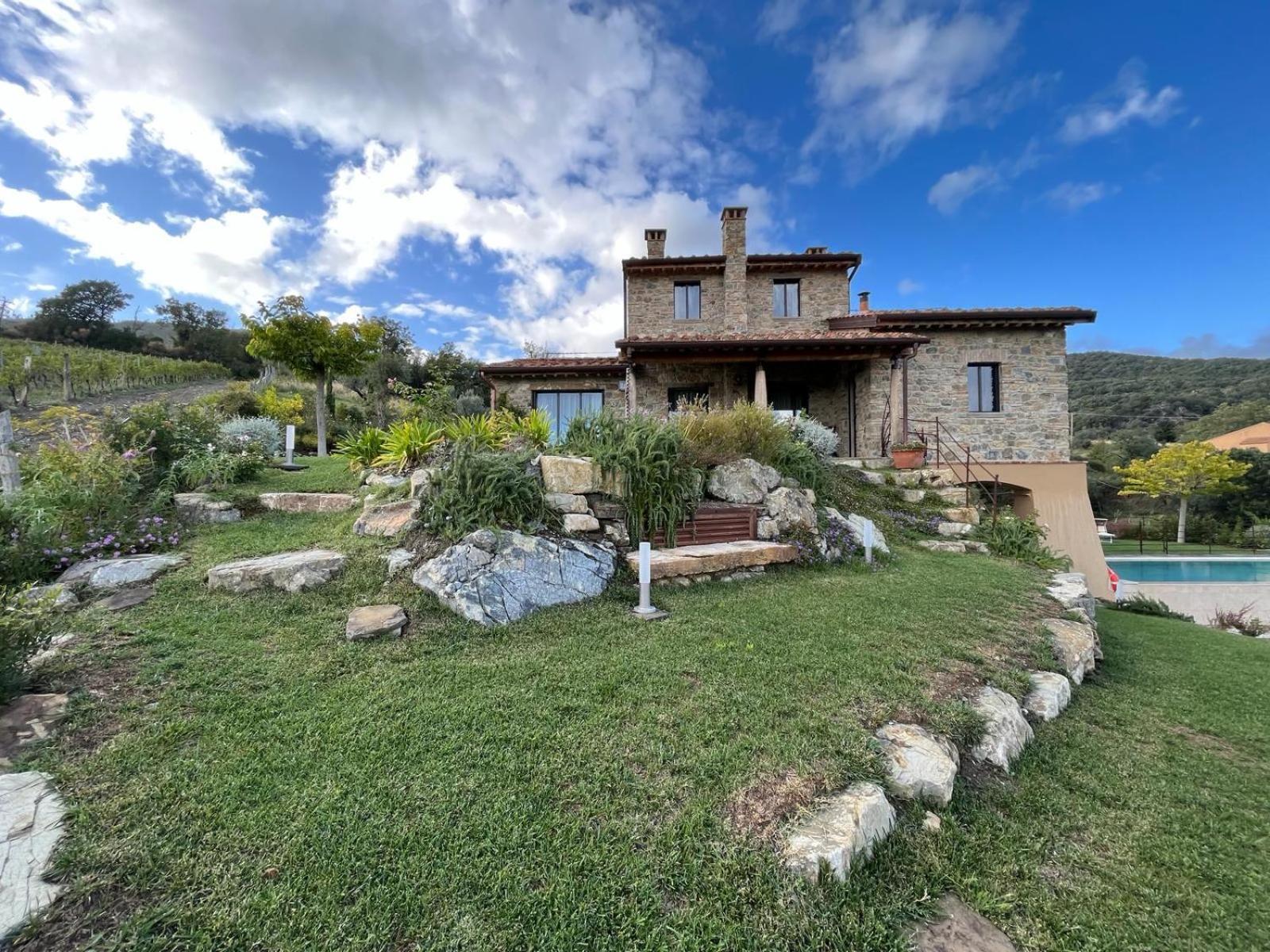 Villa Privata Con Piscina A Riparbella Castellina Marittima Buitenkant foto