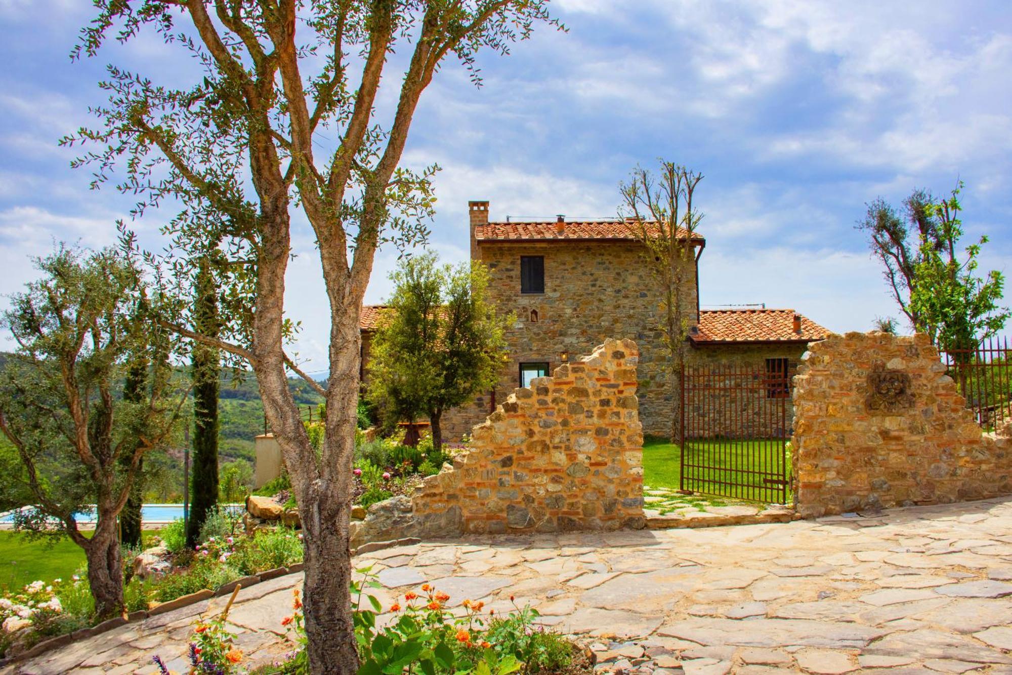 Villa Privata Con Piscina A Riparbella Castellina Marittima Buitenkant foto
